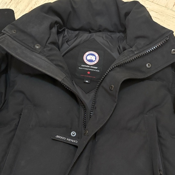 CANADA GOODE FUR HOOD Men's Black Puffer Jacket Size M - Picture 12 of 16